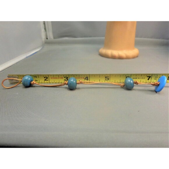 4 Handmade tree of life button leather Bracelets Lot size 7.5 to 8 inches - Picture 5 of 7